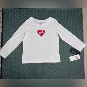 Ralph Lauren white shirt 3t long sleeve